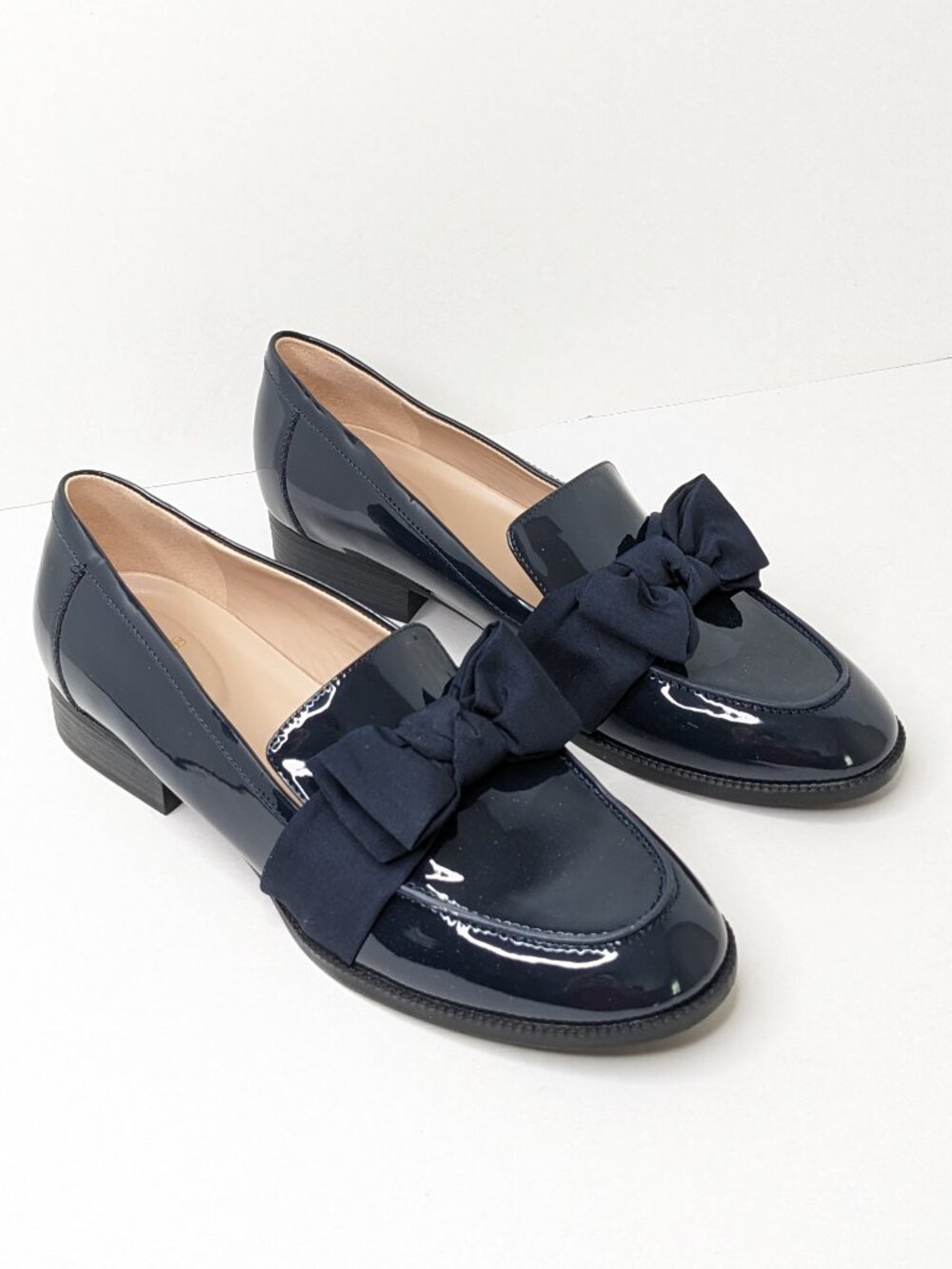Bandolino Lindio Bow Loafers Black Womens 9.5